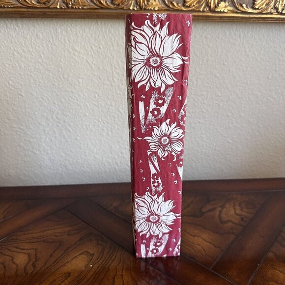 VTG Asian Watercolor Scroll‎ Paintings 4 Season Cherry Blossom Mountain 16" x 9" - Picture 9 of 11